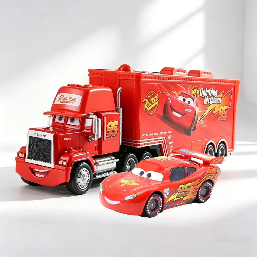 

Cars 2 Disney Pixar Racing Series of toys Lightning McQueen The King Chick Hicks Truck Collector's Edition Model Children's Gift