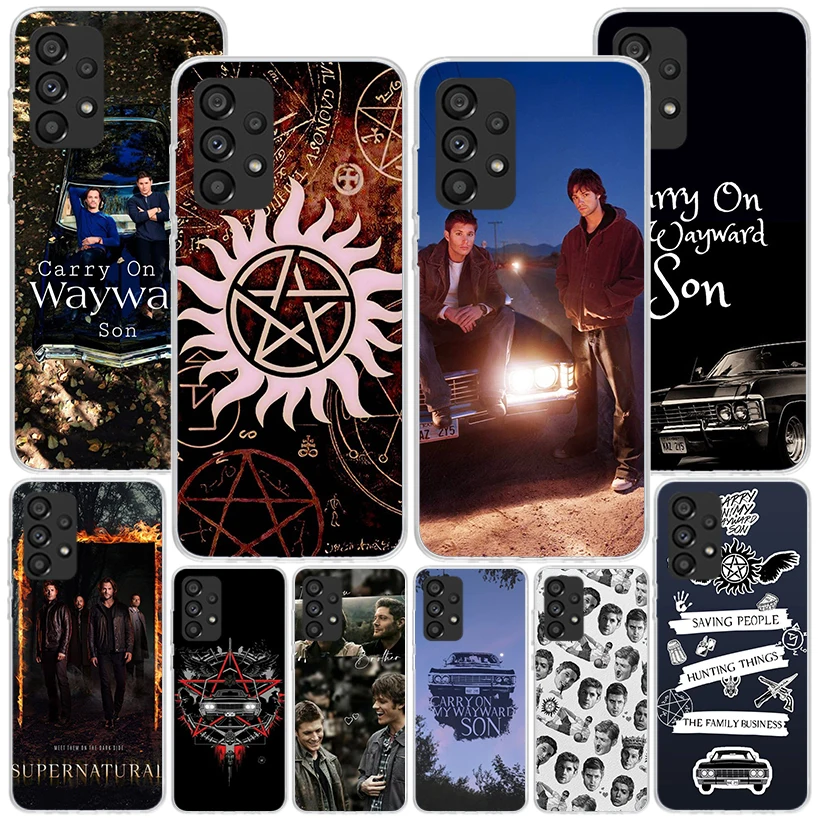 Babaite Supernatural SPN Dean And Sam Phone Case For Samsung Galaxy A15 A14 A13 A12 A55 A54 A53 A52 A35 A34 A33 A32 A25 A24 A23