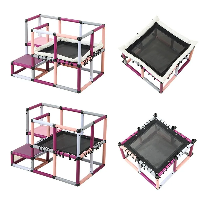 Trampoline Pipe Climbing Frame Slide Hole Plate Net Rainbow Gate Swing Space Capsule Suspension Bridge Ball Pool Accessories