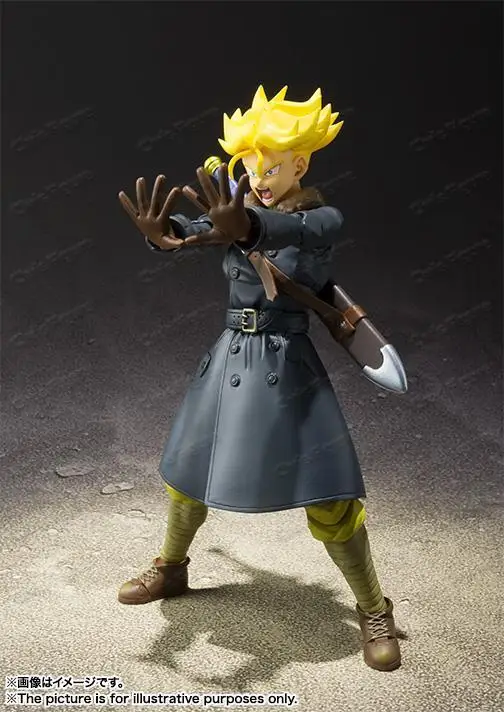 Figuras de Acción 100% Originales de Bandai Shf Sh Figuarts Dragon Ball Xenoverse Edition Trunks, Juguetes de Anime de Colección