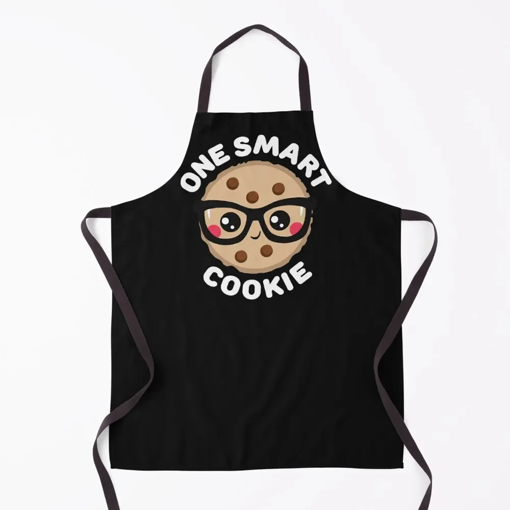 One Smart Cookie Cute Kawaii Style Apron kitchen utensil Cooking Clothes Womens Dresses christmas kitchen Apron