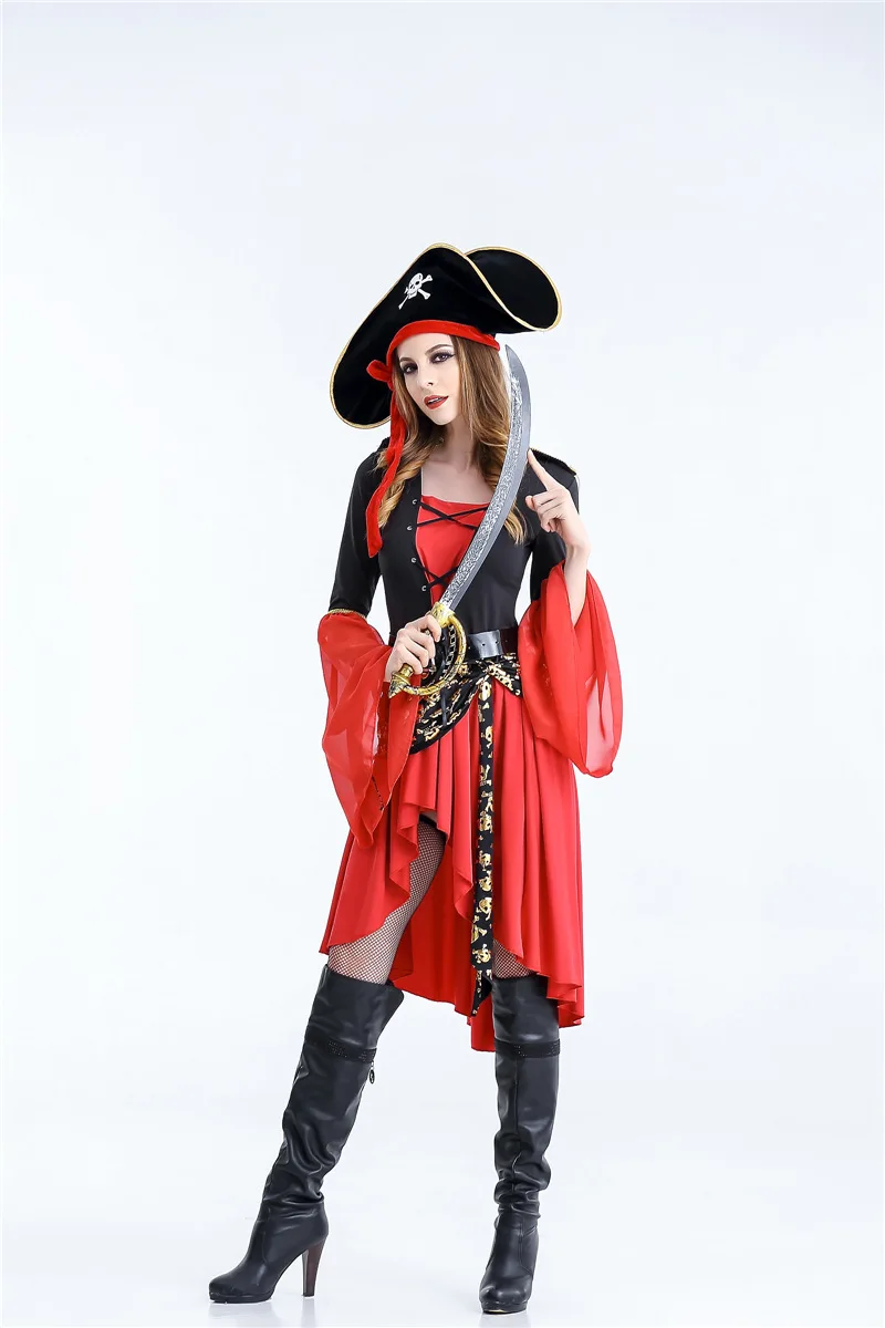 Nouveau jeu orm Costume de Pirate pour femmes loween Par Role-plang Costume traditionnel chinois Performance sur scène vêtements pour femmes
