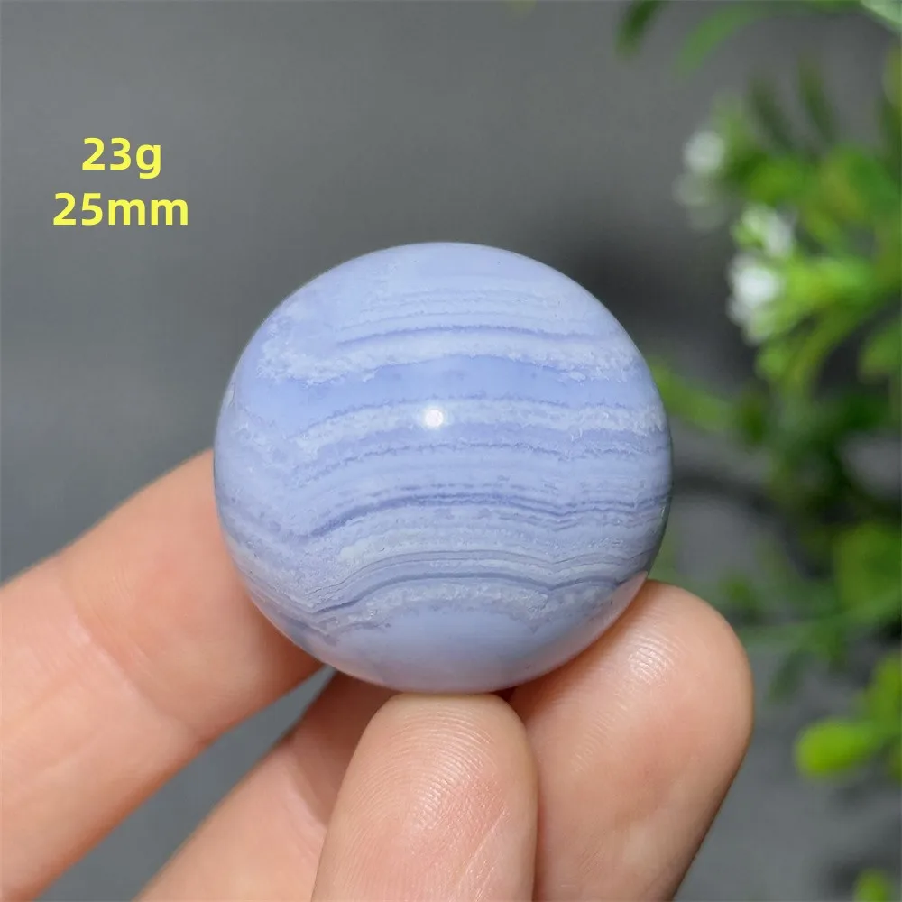 Natural High-Quality Blue Lace Agate Sphere Reiki Healing Spiritual Meditation Massage Energy Home Decoration Holiday Gift