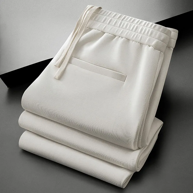 

Модальные мужские спортивные брюки для отдыха на весну/лето, мягкие эластичные мужские спортивные брюки с воздушным слоем