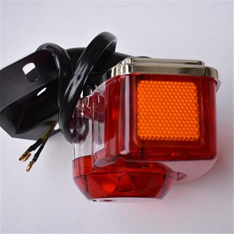 Motorcycle Tail Lamp Rear Brake Stop Light for Honda Lifan Jialing Super Cub 70cc JH70 C70 C90 DY90 JL70 CD70 Flasher Winker