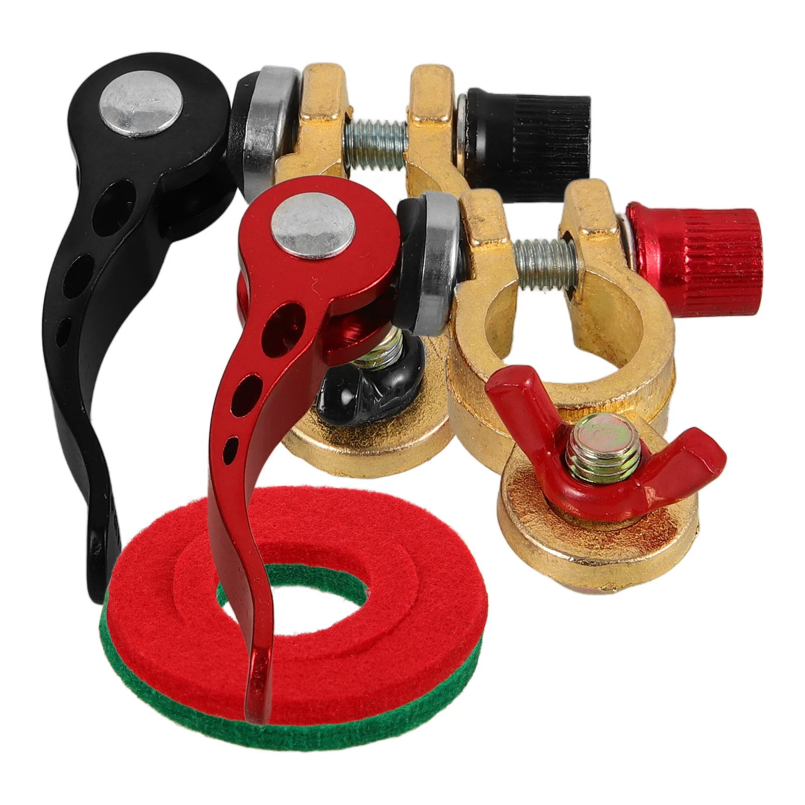 1 زوج محطة قطع جهاز السيارات النحاس أعلى آخر موصلات الإفراج السريع محطة المشبك للسيارة