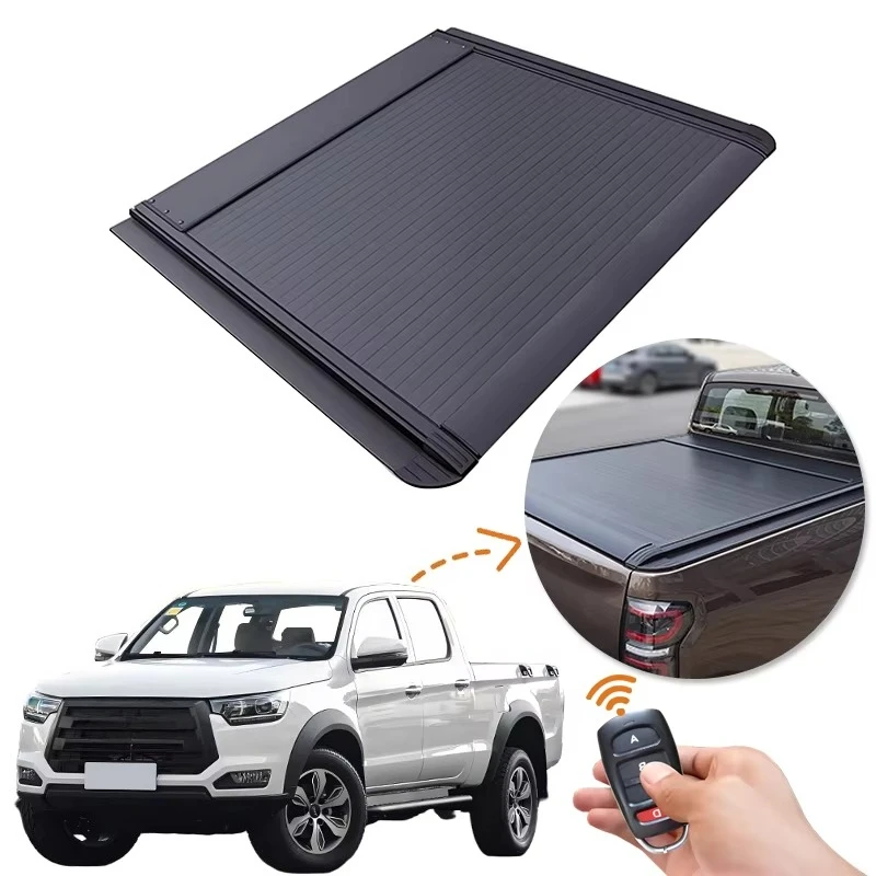 Wear-Resistant Anti-Theft Waterproof Electric Roller Lid up Pick up Truck Aluminium Alloy Tonneau Cover for JAC T8