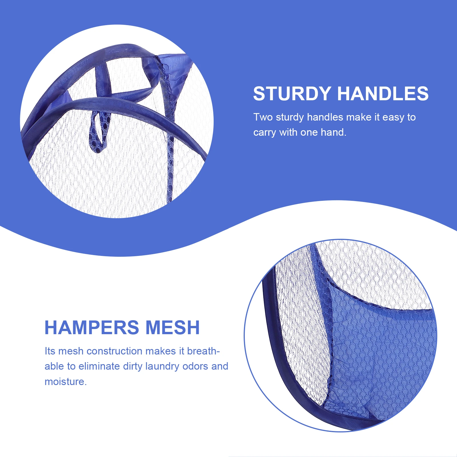 

Folding Laundry Basket Baskets Cute Hamper Collapssible Storage Clothing Carry Clothes Organizer