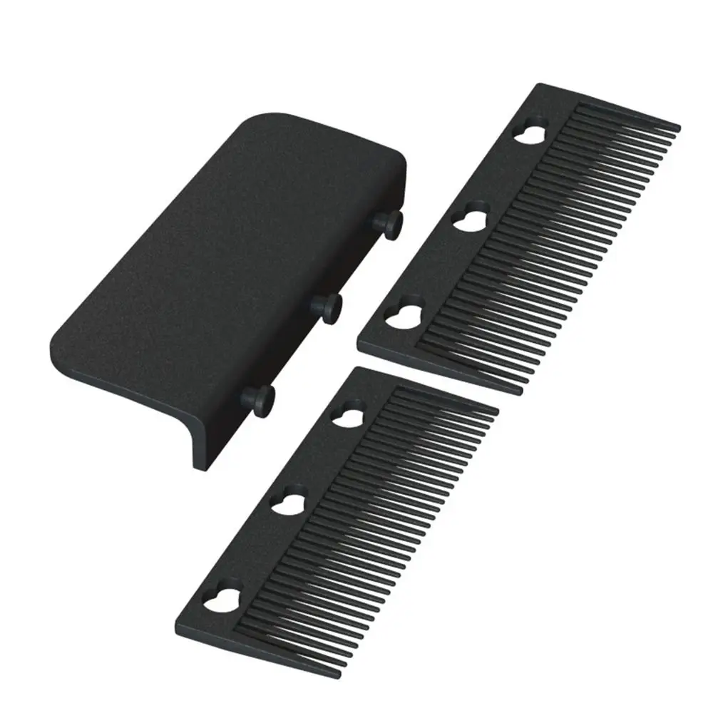 Hair Straightening Flat Iron Comb Attachment Clip On Disassemble Nimble Comb V Type Washable Grip Comb Travel and Home