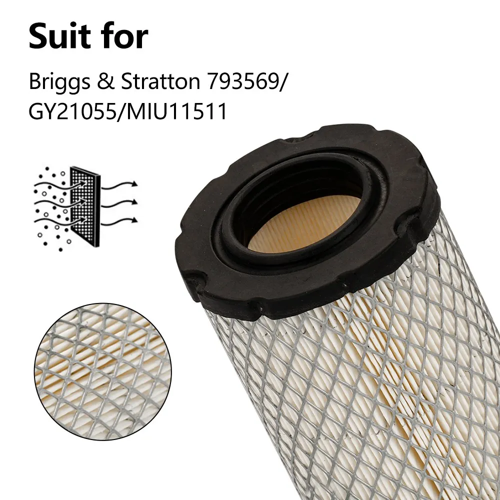 Imagem -03 - Filtro de ar Cmcp para Briggs & Stratton 793569 Gy21055 Miu11511 Acessórios para Ferramentas de Jardim Limpador de Filtro de ar