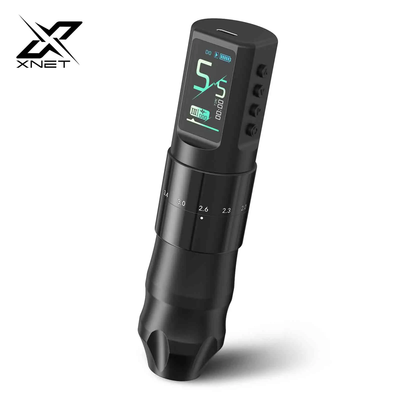 XNET Nebula Wireless Tattoo Machine Custom Motor 1600mAh Battery 7 Strokes Tattoo Pen for Beginner Makeup Pen For Tattoo