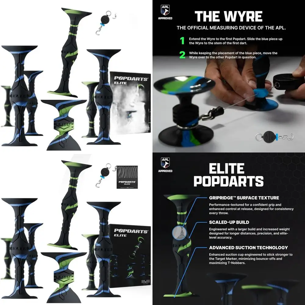 

Набор Precision Darts Elite — улучшенный размер и вес для превосходного контроля в турнирах — одобрено APL.