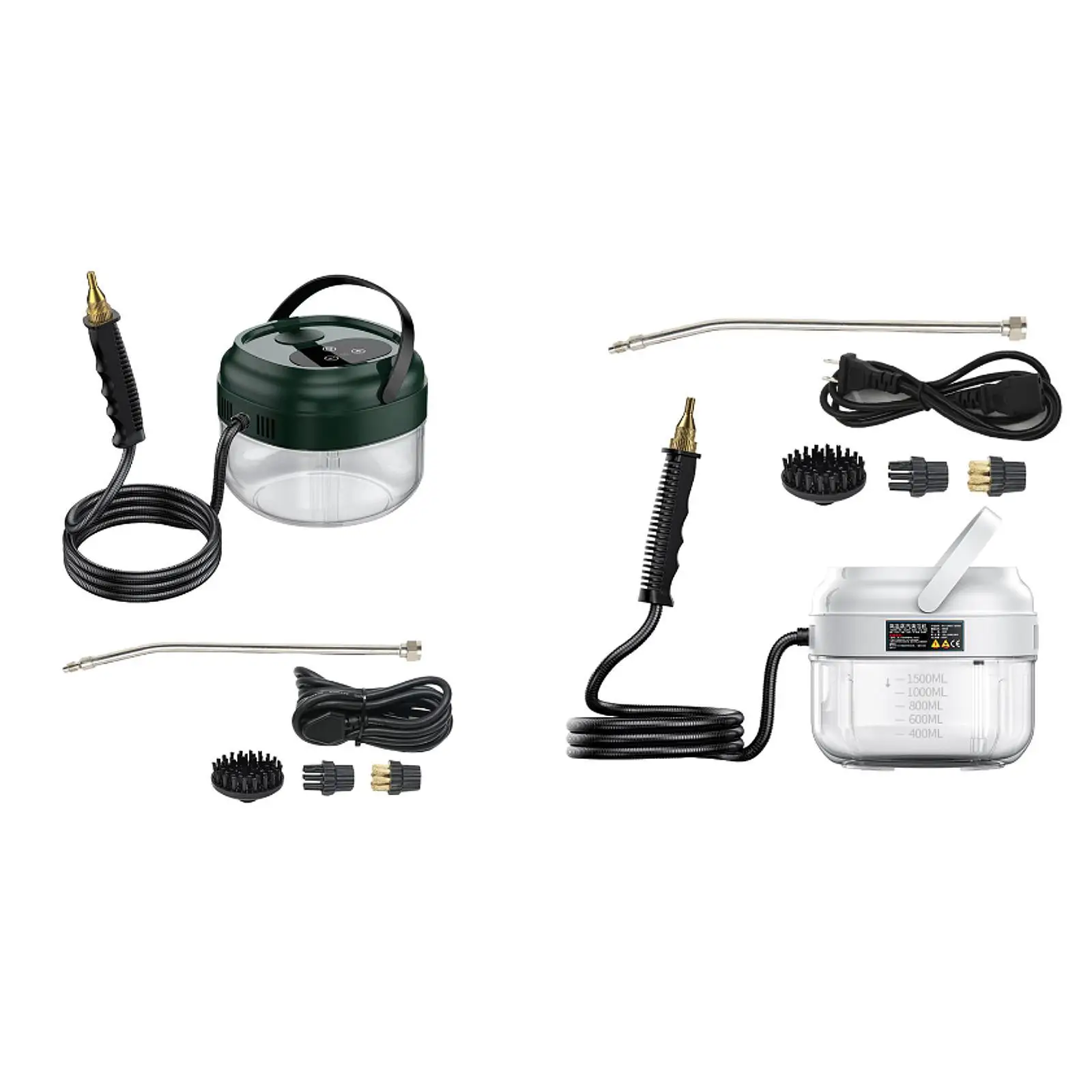 جهاز تنظيف بالبخار مدمج مع ملحقات متعددة الاستخدامات للاستخدام المنزلي والمركبات