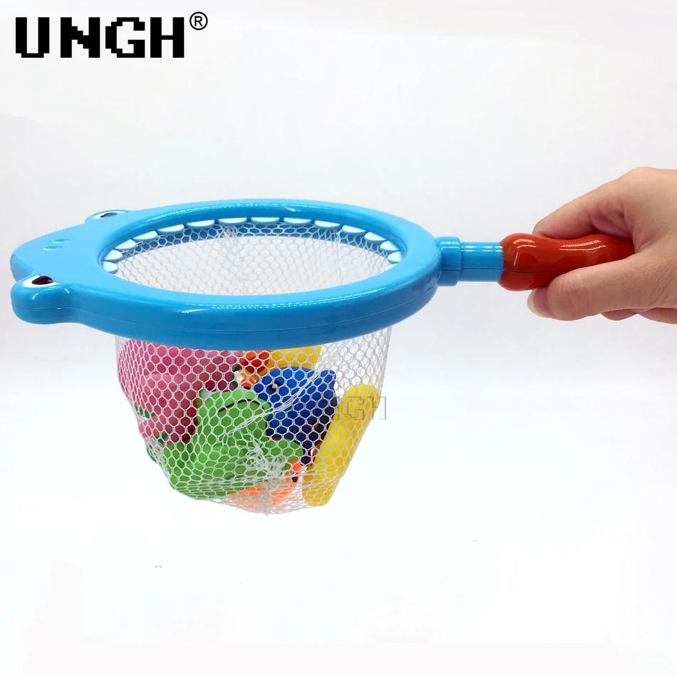 UNGH-Brinquedos De Banho De Bebê Para Crianças, Banheira, Tubarão, Conjunto De Brinquedos De Gato, Brinquedos De Banho Flutuantes Com Rede De Pesca,