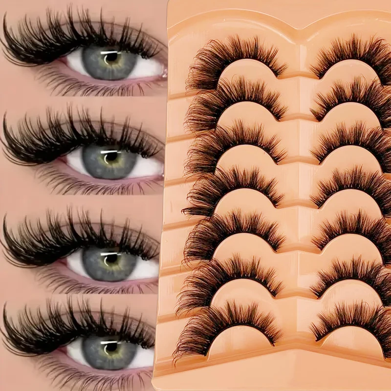 7 أزواج من رموش عين القطة، أدوات تمديد الرموش للزوايا الخارجية للعيون، مناسبة للتجمعات اليومية #4