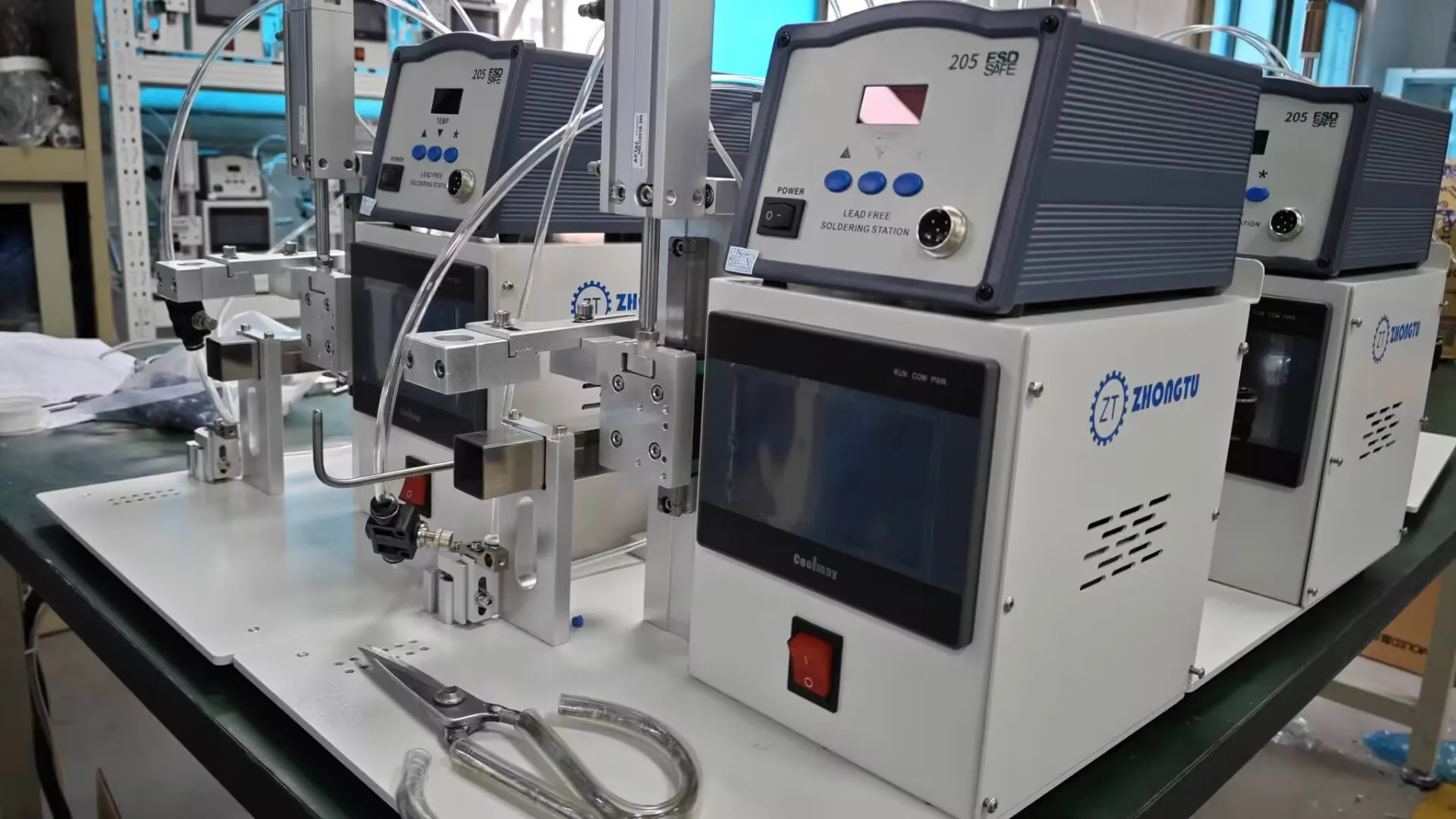 Semi Automatic Tin  Marking  Bonding Machine Pcb Soldering   Spot Welding Machine Tool Sets Soldering Machines