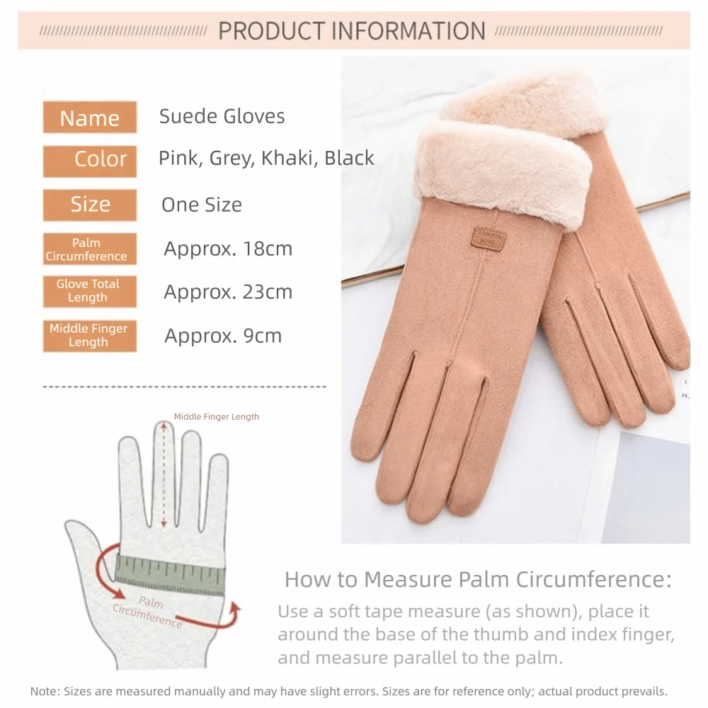 Guantes suaves y cálidos para invierno, forro polar para mantener el calor, guantes para pantalla táctil, manoplas a prueba de frío y viento para ciclismo de invierno