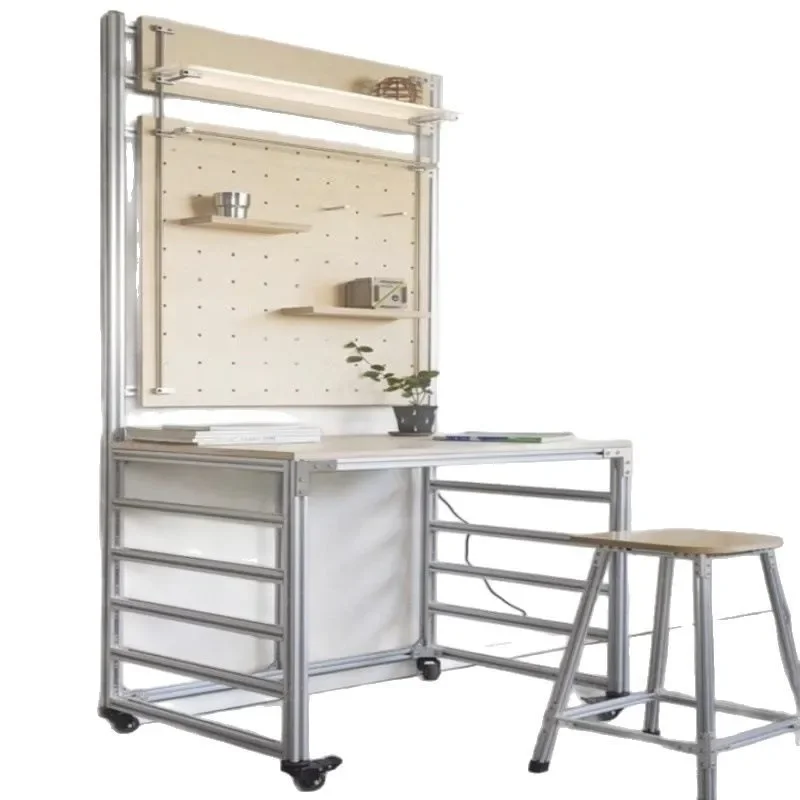 Aluminum profile marine panel display rack, hole board rack, floor-to-ceiling kitchen rack, locker