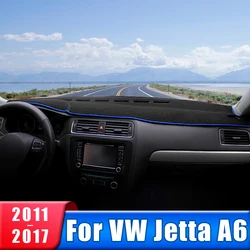Car Dashboard Cover For Volkswagen VW Jetta 6 MK6 A6 2011 2012 2013 2014 2015 2016 2017 Dash Sun Shade Non-slip Pad Accessories