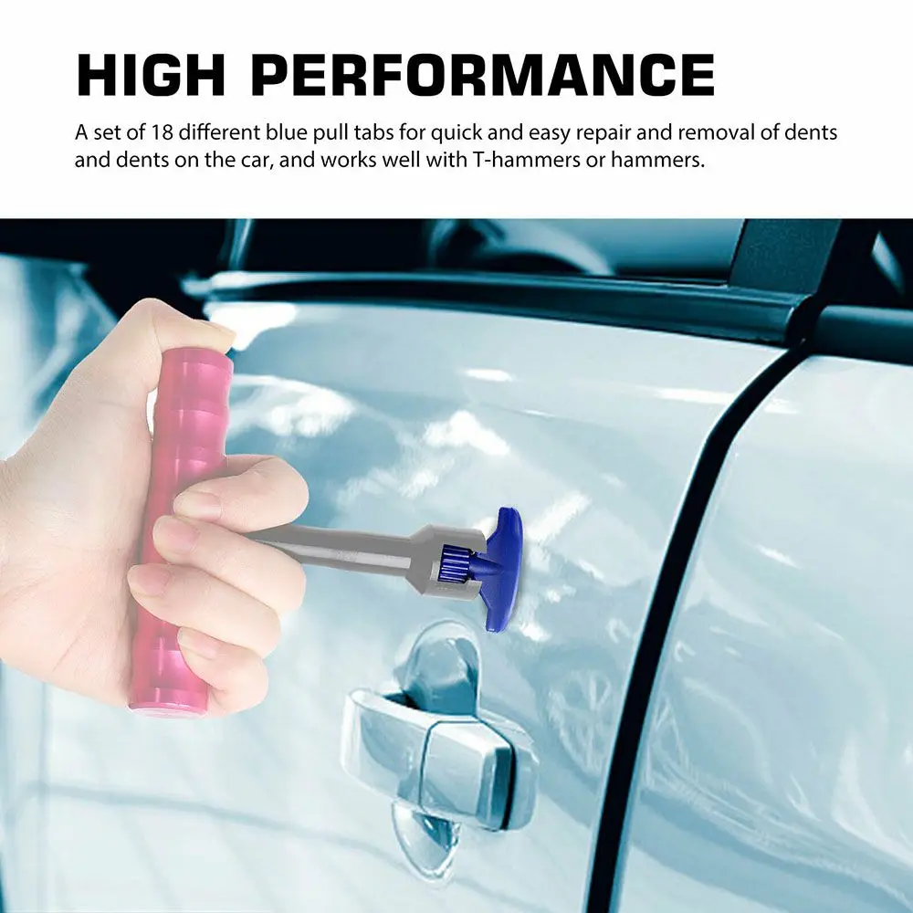 18Pcs/Set High Qaulity Convenient Tools For Reparing Auto Body Lifter Puller Repair Gasket Car Dent Repair Tool