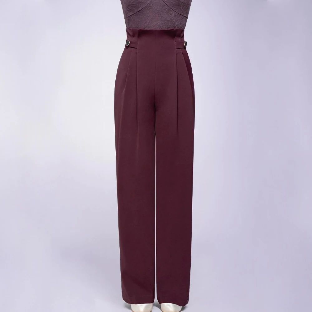 Nieuwe Latin Danswedstrijd Professionele Git Gerst Taille Verdikte Dames Hoge Taille Broek Broek Samba Elegant