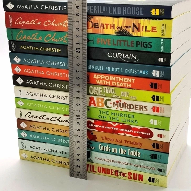 14 Books The Agatha Christie Detective Series Phase I English Detective Novel Fourteen Best-selling Mystery Novels Books