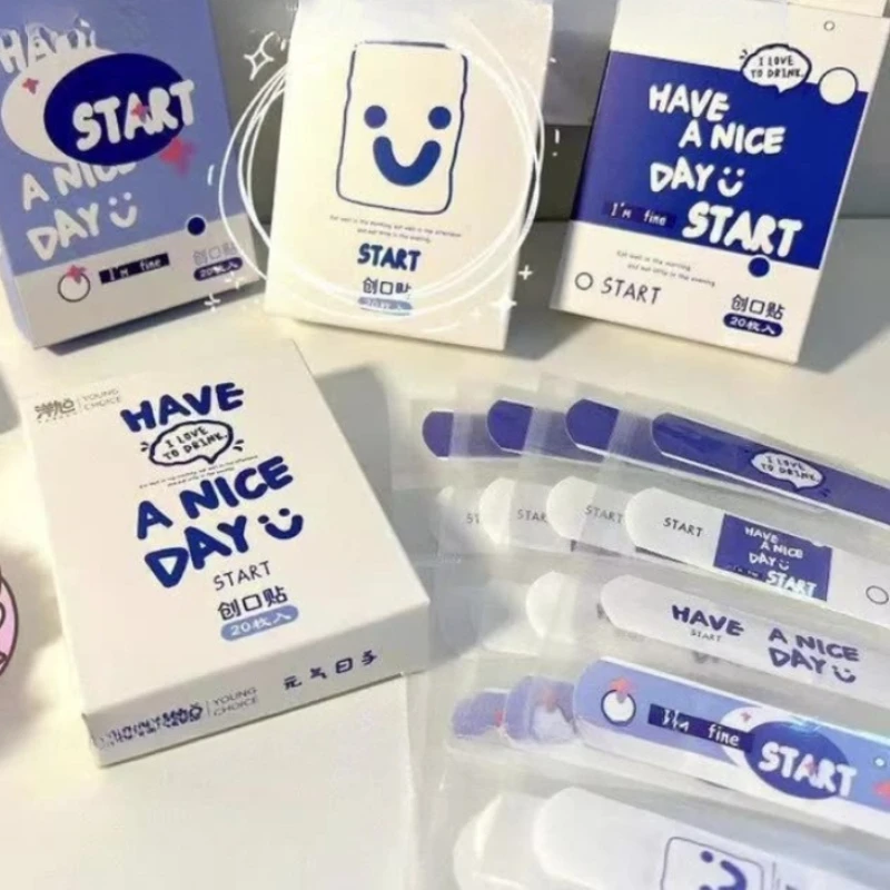 20 teile/beutel Cartoon Kinder Bandagen Klebe Bandagen Wundpflaster Erste Hilfe Hämostase Pflaster Sterile Aufkleber Ohne Box