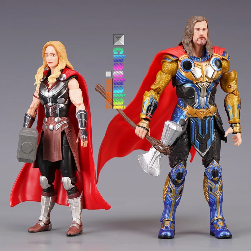 Avengers Legends Thor Action Figure Thor Love And Thunder Figura Lady Jane Foster Articulated Joints Models Desktop Ornaments