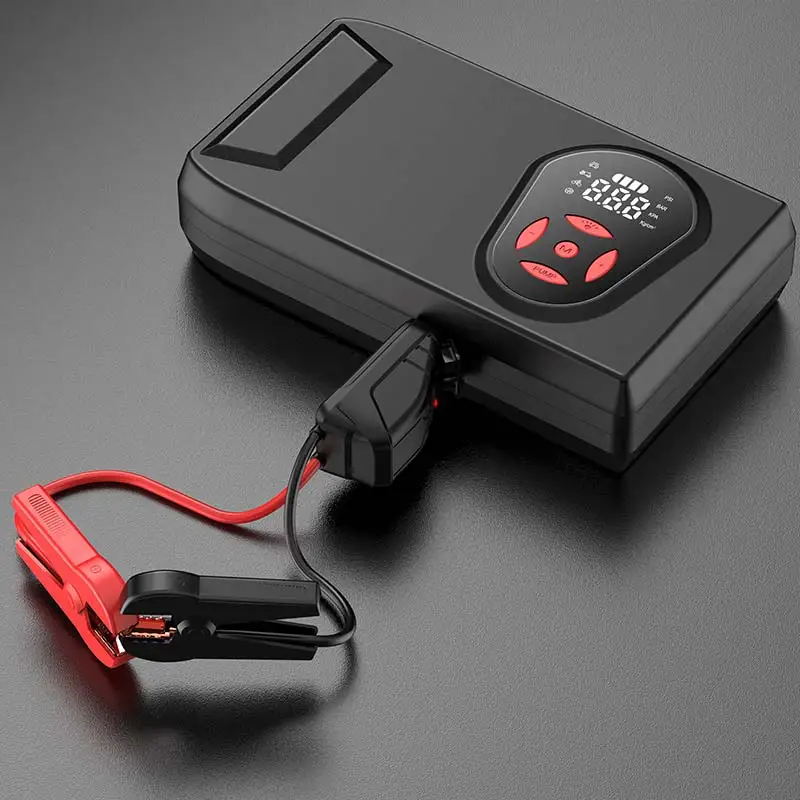 Portable air compressor 20000 mah super capacitor jumper battery pack car booster lithium power bank jump starters