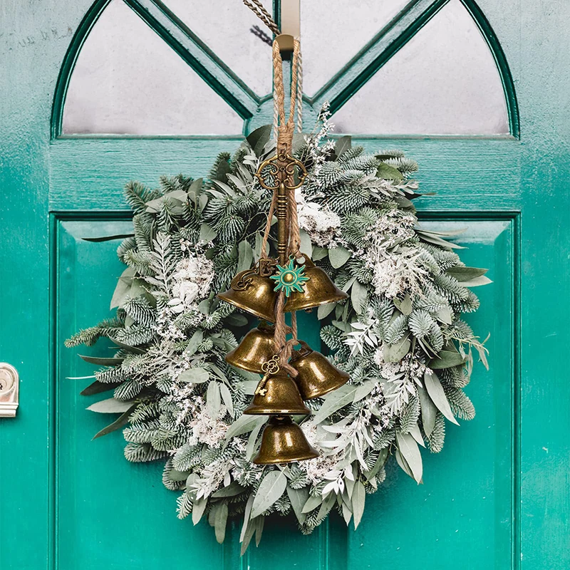 Hot Sale Witch Bell For Door Knob For Protection Brass Bell Hanging Witchcraft Wicca Supplies Wreath Handmade Witch Bell