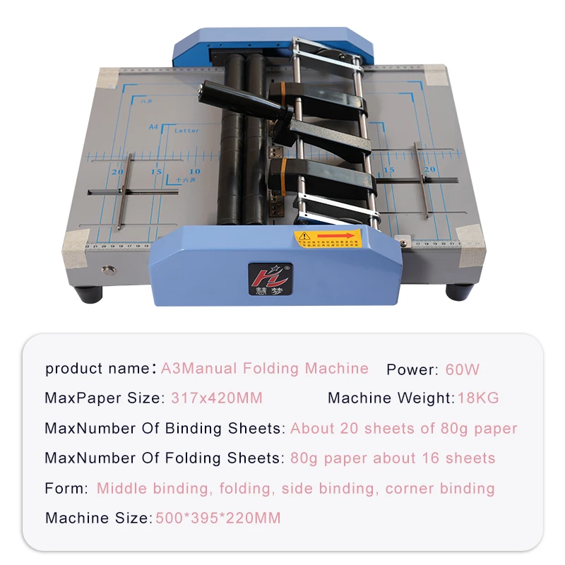 Stapler Mechanical Binding Machine Folding Machine Stapler Folding Machine