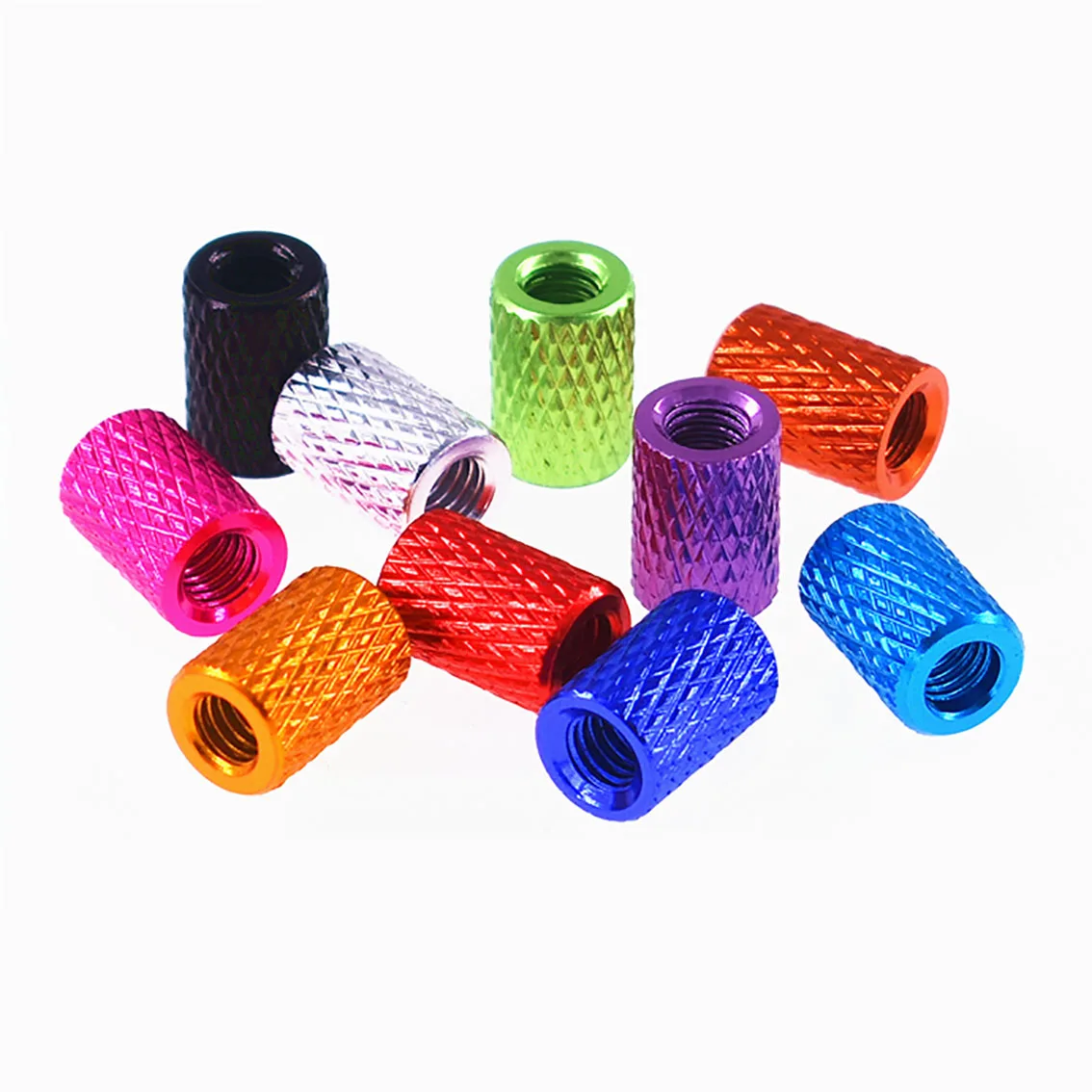 2Pcs Colourful Female To Female Standoff Spacer Column M3 M4 Aluminum Hand Knob Nuts PCB Motherboard DIY Model Parts