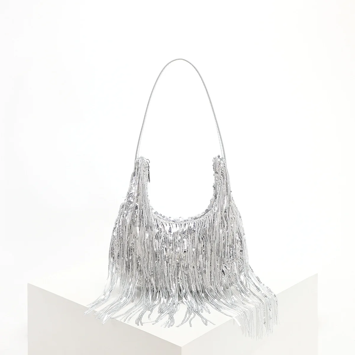 Women's Bag Shiny Handbag Shoulder Bag Party Bag Sequin Fringed Hobo Messenger Bag Banquet Bag Handbag Fashion  Bag
