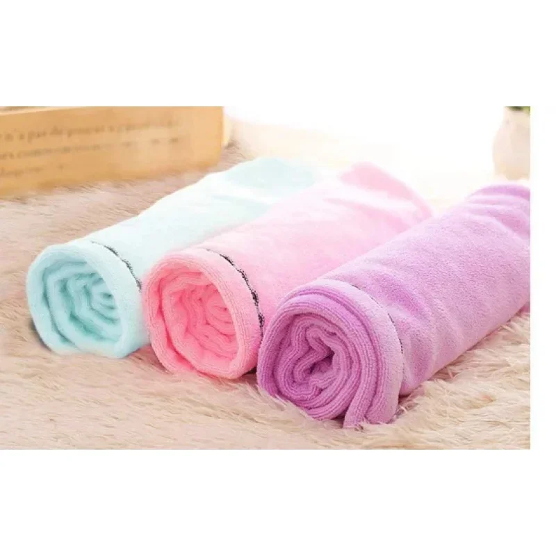 Microfiber Hair Towel Wrap Towel Twist Turban Super Absorbent Fast Dry Hair Caps Fasten Salon Dry Hair Hat with Buttons