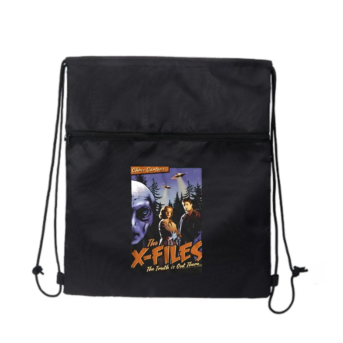 

X - Files Art Sparks Sci - Fi Joy Многоцелевая сумка на молнии на шнурке от работы в игре