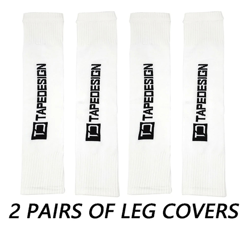 2 pairs of Leg Compression Sleeves Full Leg Sleeve Long Knee Brace Knee Support Protect Basketball Football Volleyball Cycling