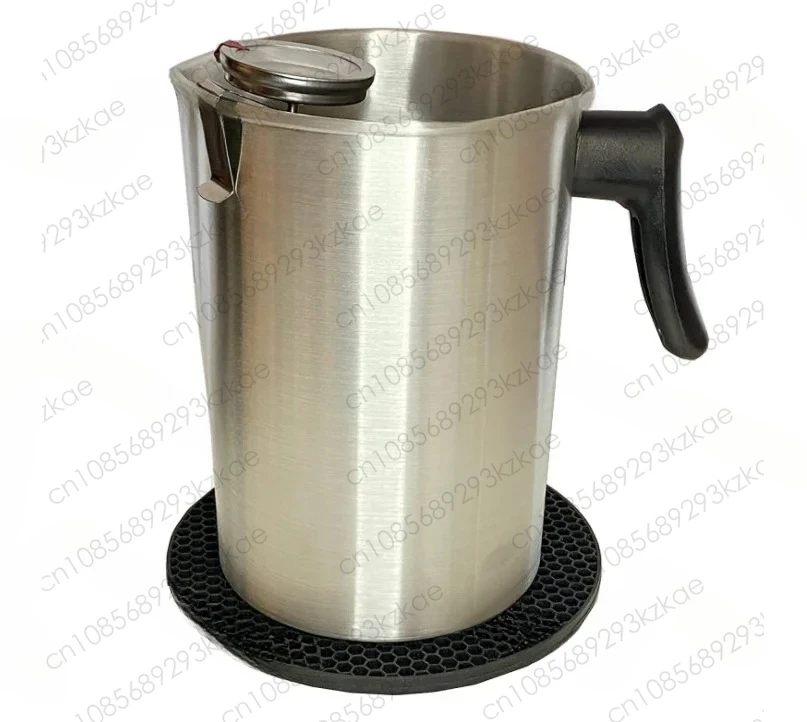 

3 Liter Candle Wax Melting Pot Set Melting/Pouring Pot Coaster Thermometer Pour Pot Candle Melting Cup