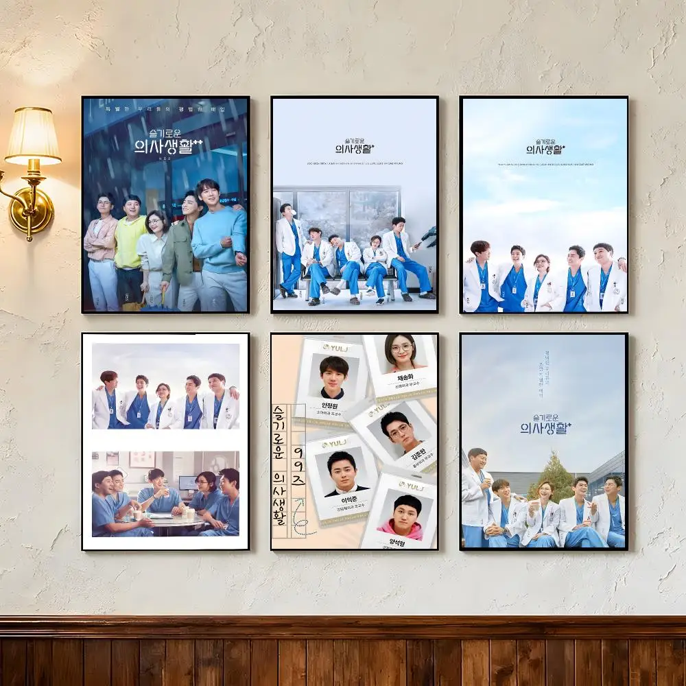 Drama Hospital Playlist Poster Wall Art Poster Prints Home Wall Decor Gift for Living Room, Bedroom Bar & Parlor