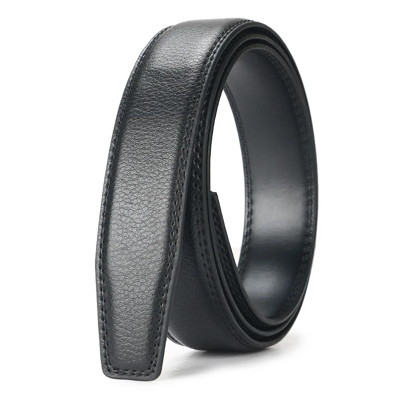 Automatischer Ratschengürtel für Herren, Ersatzgürtel, 3,5 cm, Echtledergürtel ohne Schnalle für 4 cm automatische Schnalle, Combo-Gürtel – Detail 7