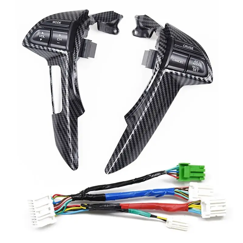 

A65P-Car Steering Wheel Cruise Control Multifunction Switch Volume Adjustment Button For Honda Accord 2008-2012