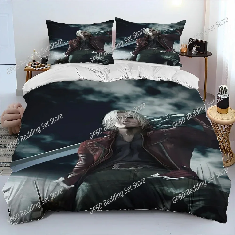 Final Fantasy Series Games Cartoon Comfortable Duvet Quilt Cover Pillowcase Bedding Set Children Bedroom Decoration Home Textile