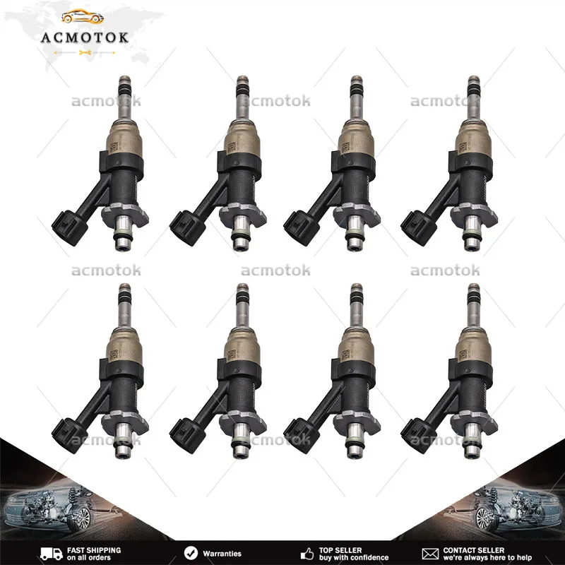 

Set of 8 12707873 Fuel Injectors For For Chevrolet Silverado 1500 Suburban GMC Sierra 1500 Yukon Savana 2500 Cadillac Escalade