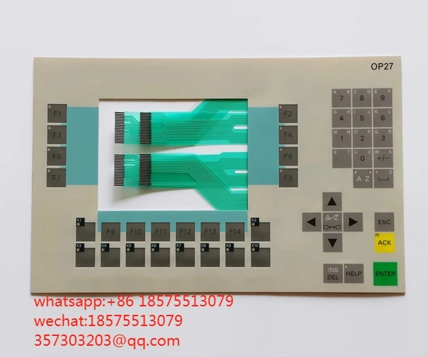 

Для PANEL OP27 6AV3627 6AV3 627-1JK00-0AX0 Мембранная пленка для сенсорной клавиатуры, 1 шт.