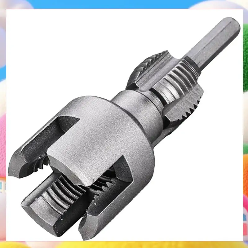 

Integrated Internal & External Pipe Threading Tool, Electric Drill Compatible Pvc Pipe Threader Kit-ABUA
