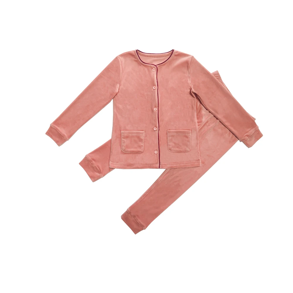 2026 Ali Plus autumn New Kids Velvet Set girl boy baby Fall  Winter Family Matching Outfits