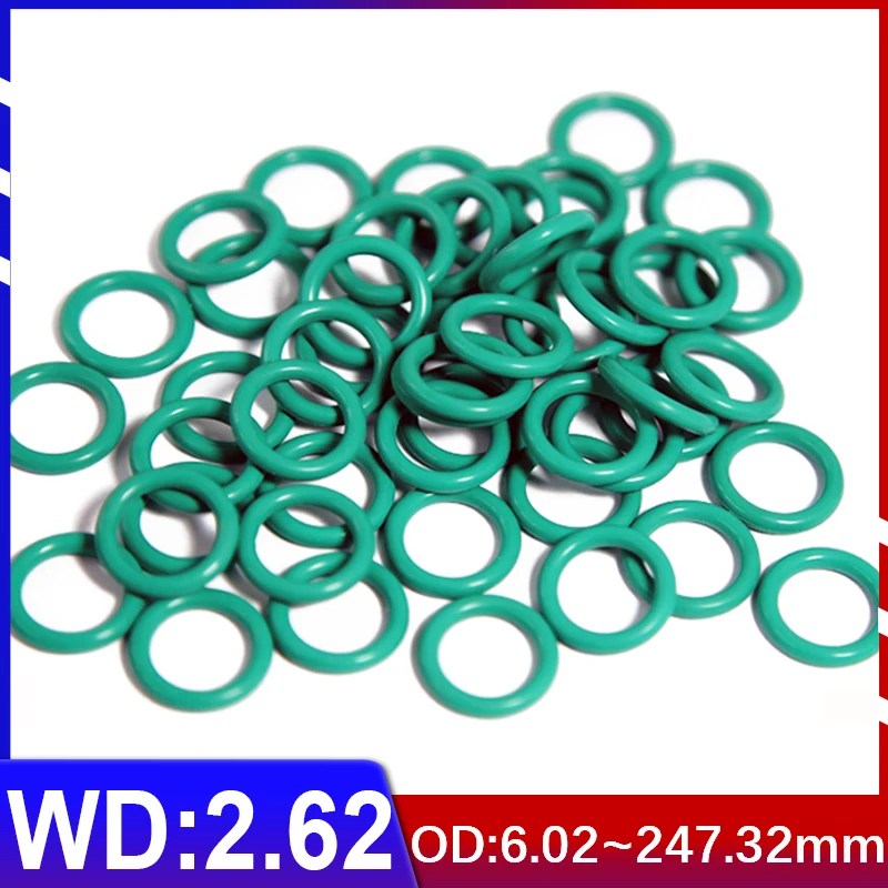 

WD 2.62mm FKM Fluorine Rubber Nitrile O-ring High Temperature Resistant Waterproof Sealing Ring Silica Gel Gasket Customization