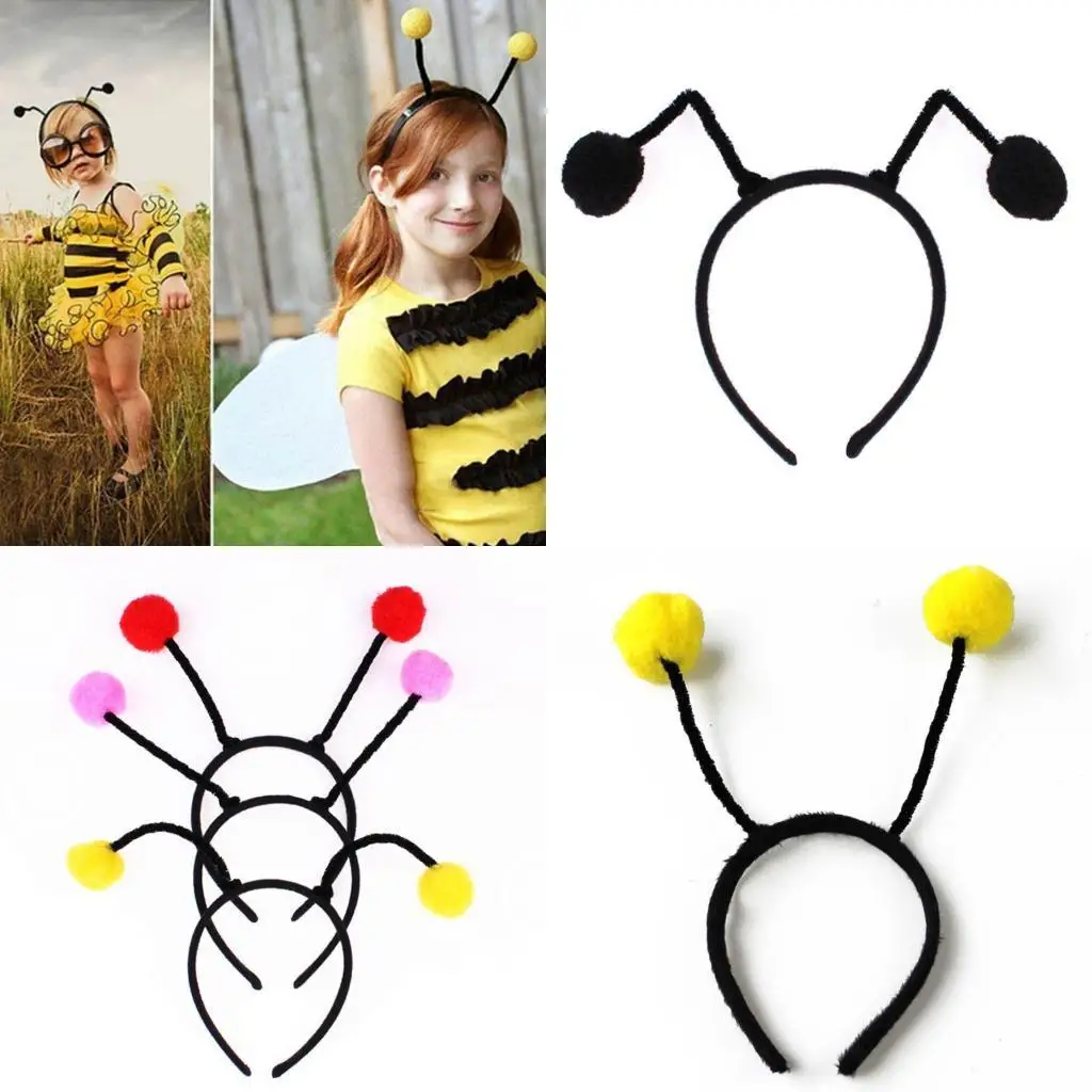 

39BB Women Girls Antennas Headband Ball Cosplay Costume Hair H