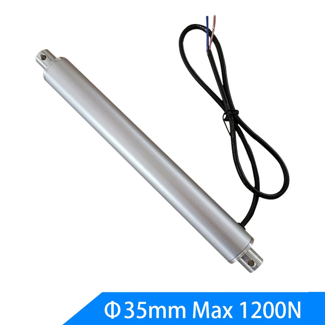 12V Linear Actuator DC Motor High Load 1200N 15mm/s 800N 22mm/s Stroke 50mm-1000mm