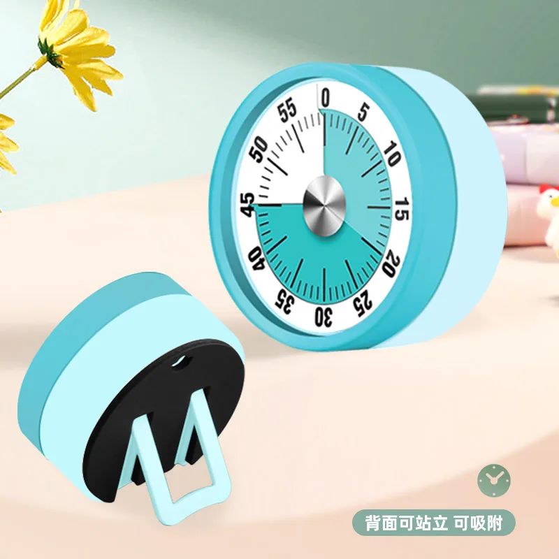 

Stainless Steel Visual Timer Mechanical Kitchen Timer 60-Minutes Alarm Cooking Timer With Loud Alarm Magnetic Clock Timer