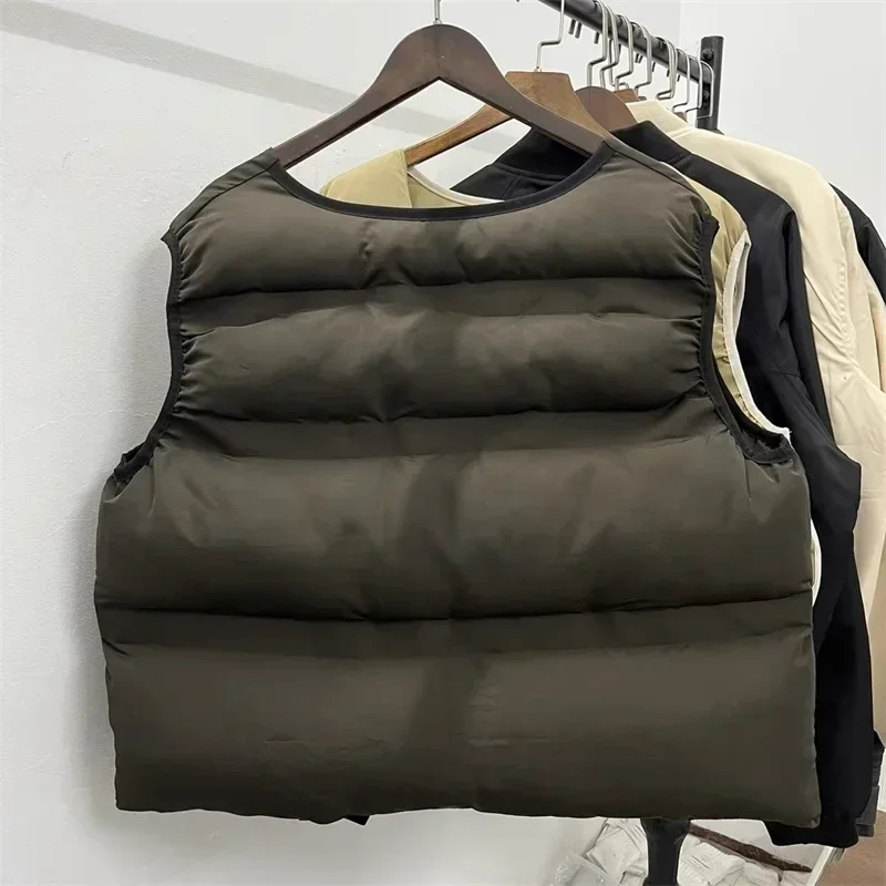 2024ss Oversized Kanye West Vest Jackets For Men Women 1:1 Best Quality Season 8 Sleeveless Double Sided Wearable Jackets